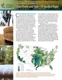 Biomass Resources in the United States | Union of Concerned Scientists