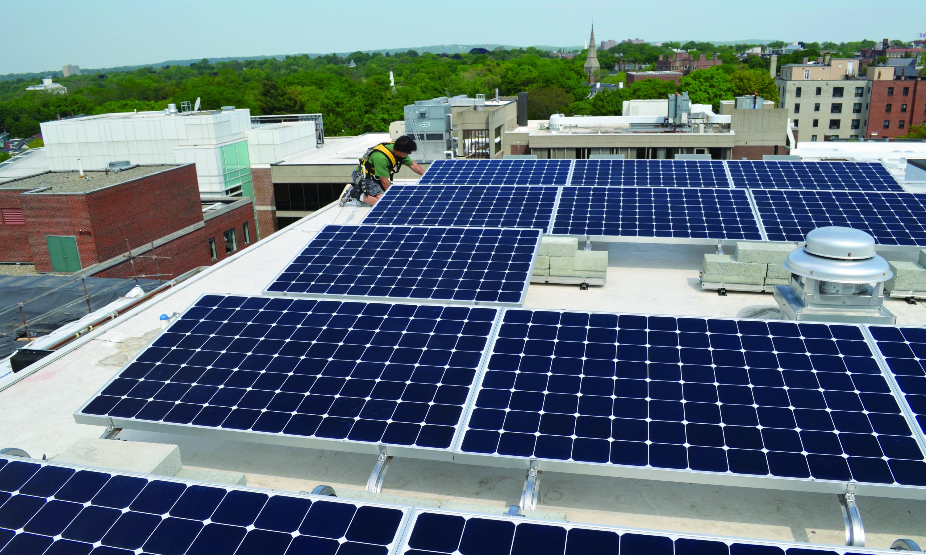 rooftop solar panels