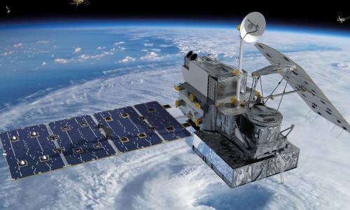 NASA mission satellite.
